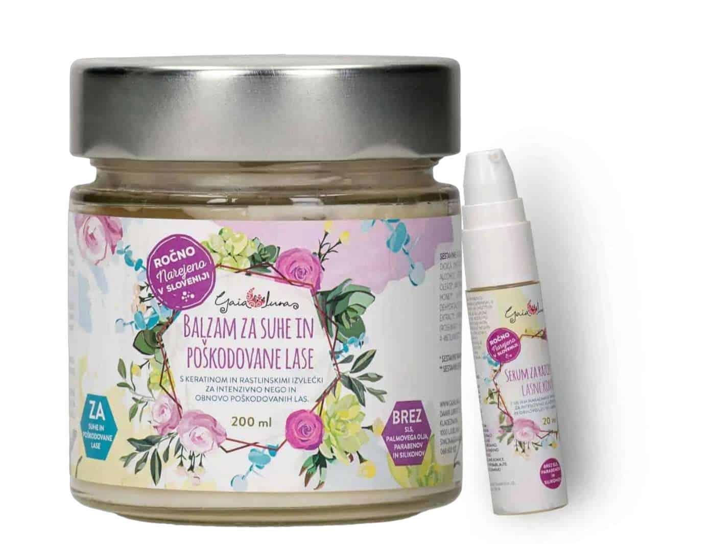 Balzam in serum za lase, GaiaLuna naravna kozmetika